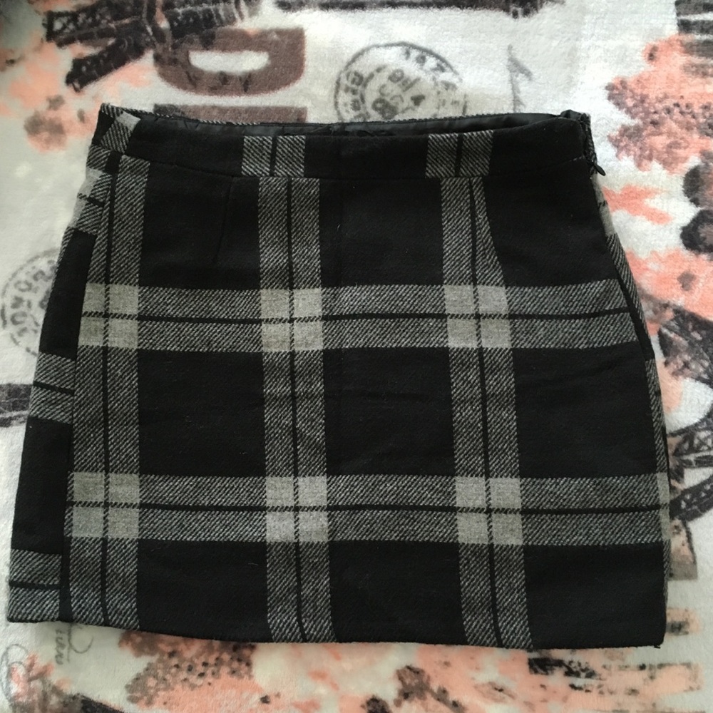 Mini winter skirt